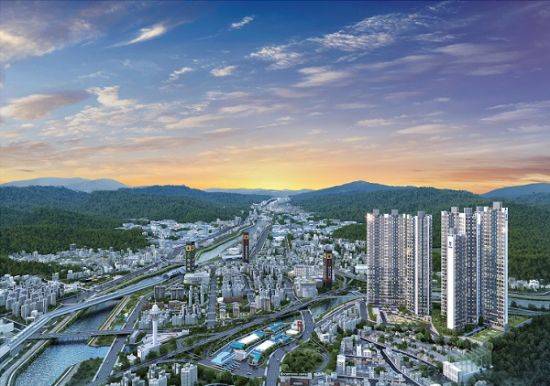 [양산시청역 반도유보라 7차 광역도]