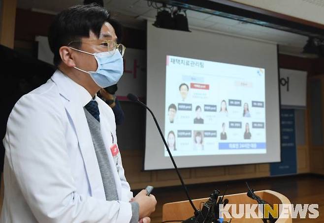 이재갑 한림대강남성심병원 감염내과 교수. &nbsp; 사진공동취재단