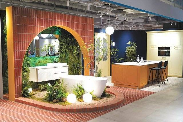 리바트 집테리어 가든파이브 매장 전경.