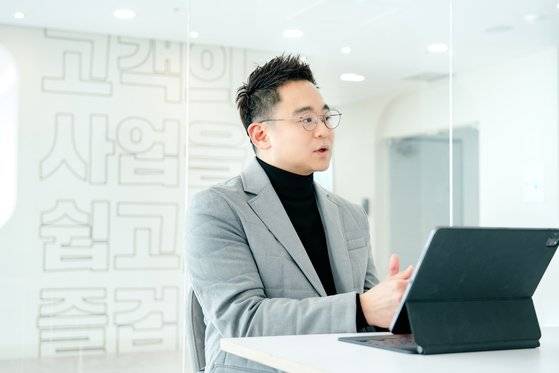 장홍석 딜리셔스 공동대표는 ″전통이 있는 시장을 디지털화하려면 그 시장의 규칙과 사람들을 이해해야 한다″고 말했다. 사진 최지훈