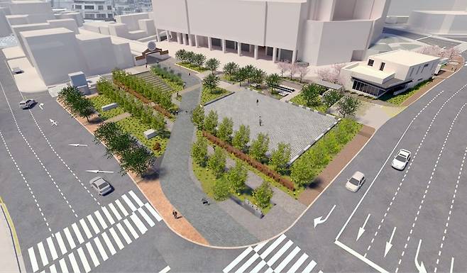 서대문구 독립문 문화공원 지하 공영주차장 조감도