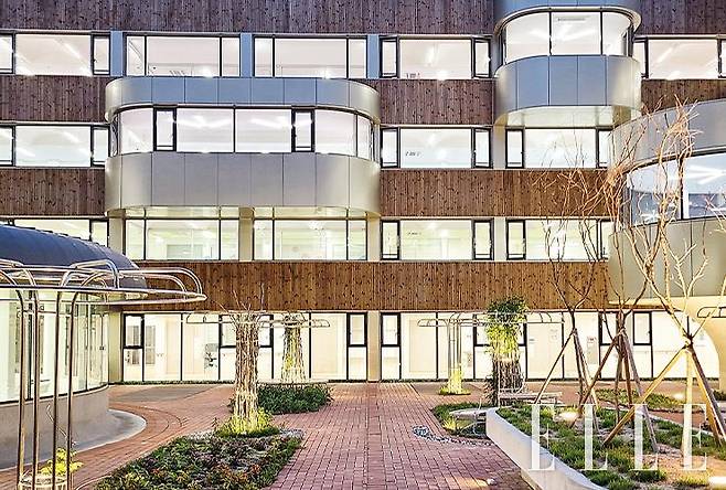 교실 외의 공간에서 벌어지는 학생들의 다양한 활동을 담는 POD 공간이 층당 두 개씩 있다.