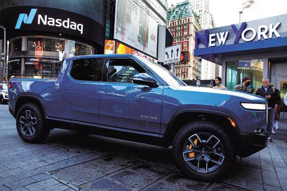 리비안의 전기차 픽업트럭 R1T. [연합]