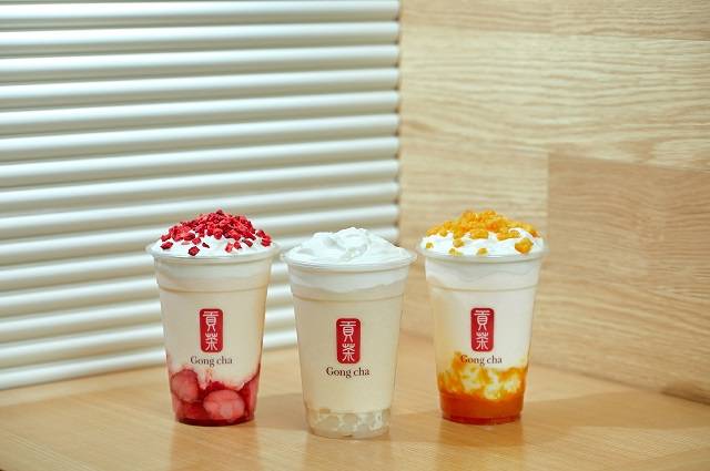 ▲ 공차코리아 그릭요거트 신메뉴 3종