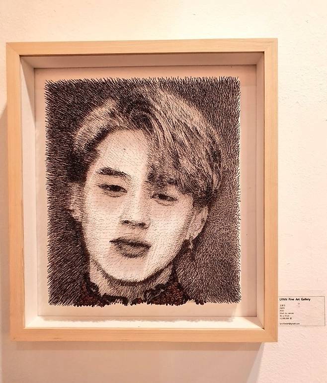 '예술가들의 뮤즈' 방탄소년단 지민, 걸작 재탄생..화랑미술제 전시