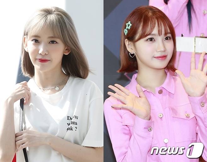 미야와키 사쿠라(왼쪽), 김채원/뉴스1DB © 뉴스1