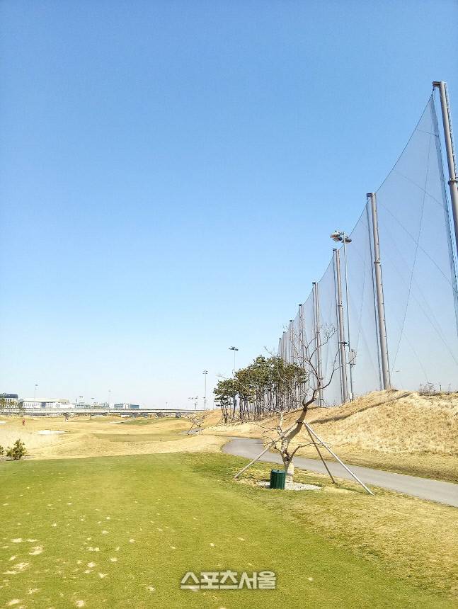 웨스트 5번홀의 구조물. 영종도 | 스포츠서울 이웅희기자 iaspire@