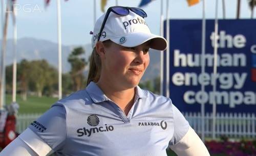 컵초가 셰브론챔피언십에서 8타를 줄여 선두로 마쳤다. [사진=LPGA]