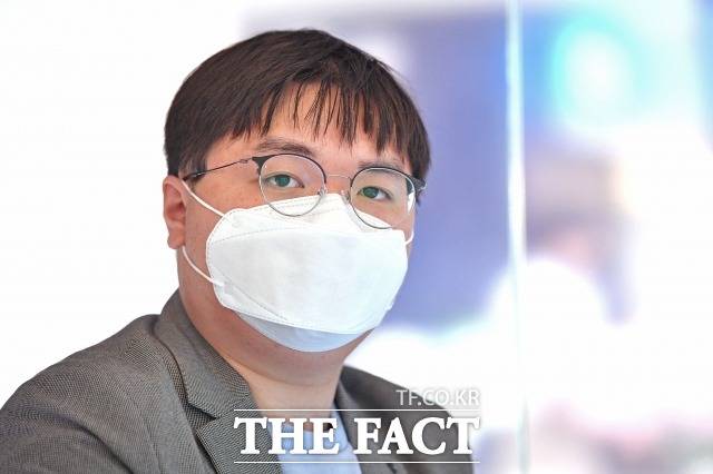 황준환 예비후보는 같은 조직이라는 점 때문에 쓴소리를 제대로 하지 못하는 구조에서 기성 정치의 벽을 느꼈다고 밝혔다. /남윤호 기자