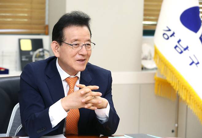 정순균 구청장. 강남구 제공