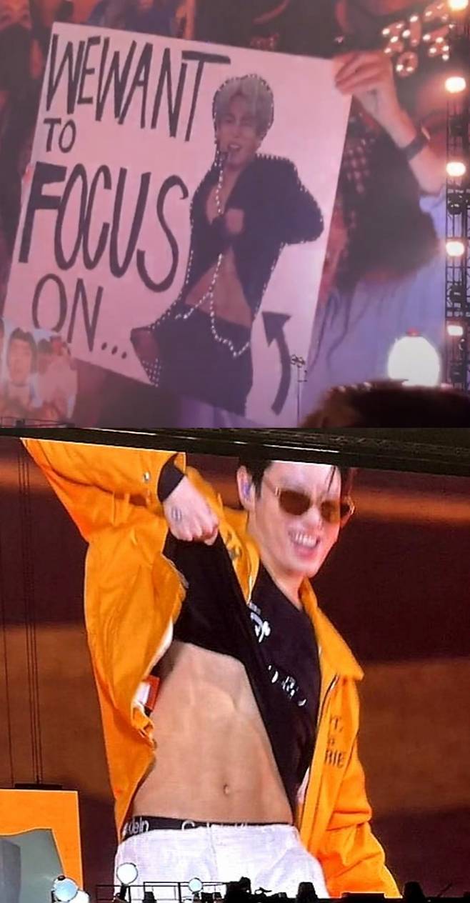 방탄소년단 정국, 美콘서트 화끈한 섹시 복근 화답..전세계 실트 1위+언급량 210만