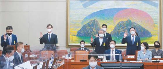 지난 5일 국회에서 열린 과학기술정보방송통신위원회 국정감사. [뉴스1]