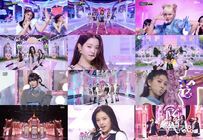Mnet ‘엠카운트다운’을 시작으로 KBS 2 ‘뮤직뱅크’, MBC ‘쇼! 음악중심’, SBS ‘인기가요’ 방송 화면 캡처