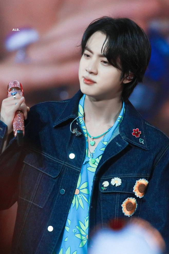 "아미는 BTS의 건전지" 방탄소년단 진, 매력의 향연 '은빛 파워'