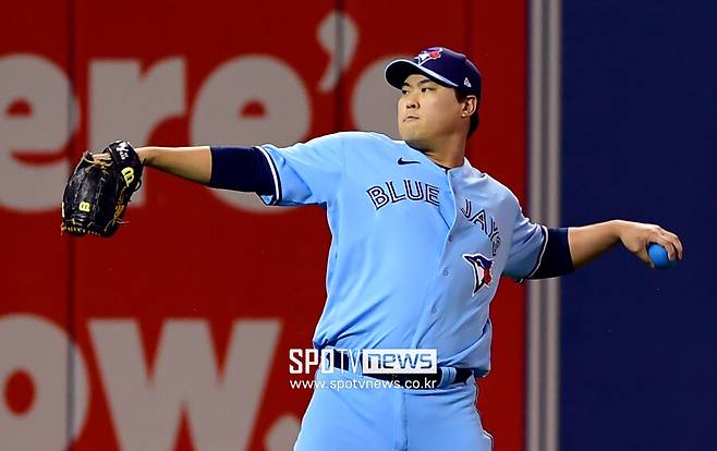 ▲ 토론토 블루제이스 투수 류현진 ⓒ스포티비뉴스 DB