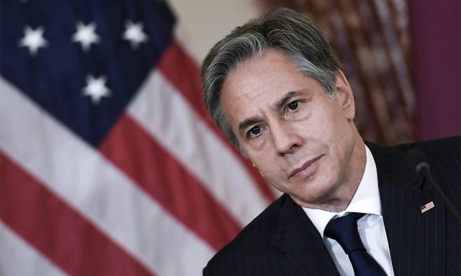 앤서니 블링컨 미 국무장관. AP연합뉴스