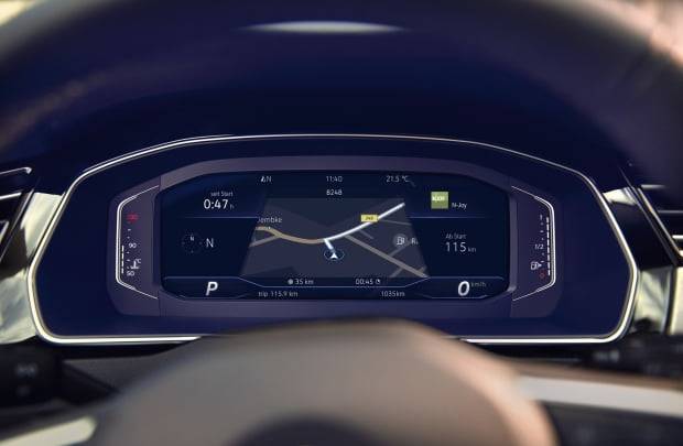 2022년형 파사트GT 10.25인치 디지털 콕핏 프로. 사진=폭스바겐