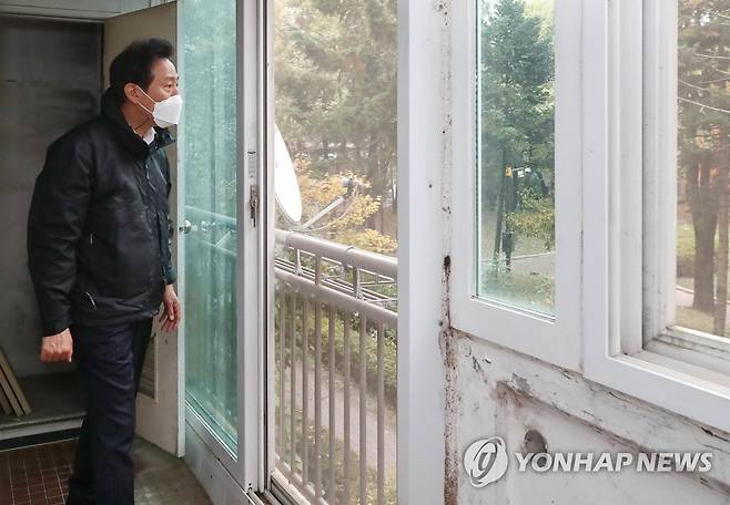 하계 5단지 현장 찾은 오세훈 시장 [연합뉴스 자료사진]