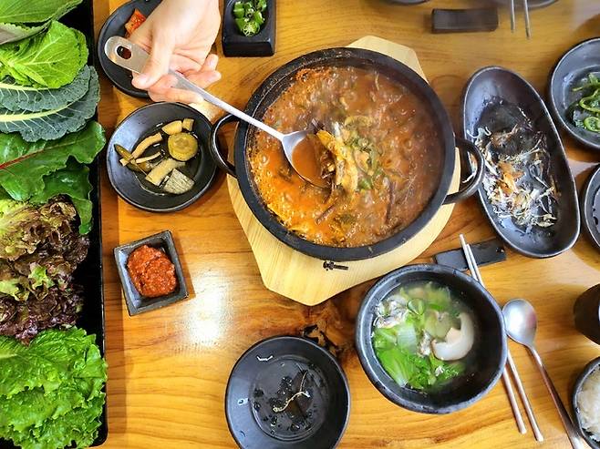 멸치의 꿈 멜쌈밥