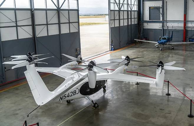 조비 에이비에이션의 UAM 기체 'S4' [조비 에이비에이션 제공=연합뉴스. 재판매 및 DB 금지]