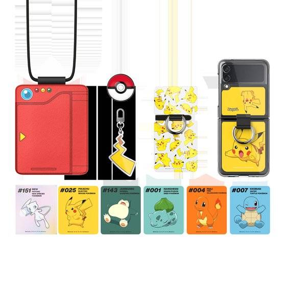 삼성전자가 한정판으로 출시한 '갤럭시 Z 플립3 포켓몬 에디션' 모습. [사진 삼성전자]