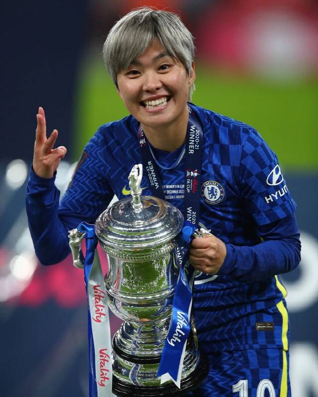 첼시10번 지소연 사진출처=첼시위민SNS