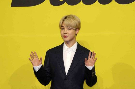 국제 K팝 팬덤이 가장 자주 바이어스로 꼽는, 방탄소년단(BTS) 지민. 사진은 지난해 5월 21일 서울 송파구 올림픽공원 올림픽홀에서 열린 새 디지털 싱글 'Butter'발매 기념 기자간담회. 김상선 기자