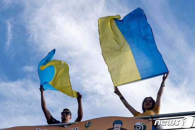 대한체육회가 우크라이나 지원에 동참했다. © AFP=뉴스1