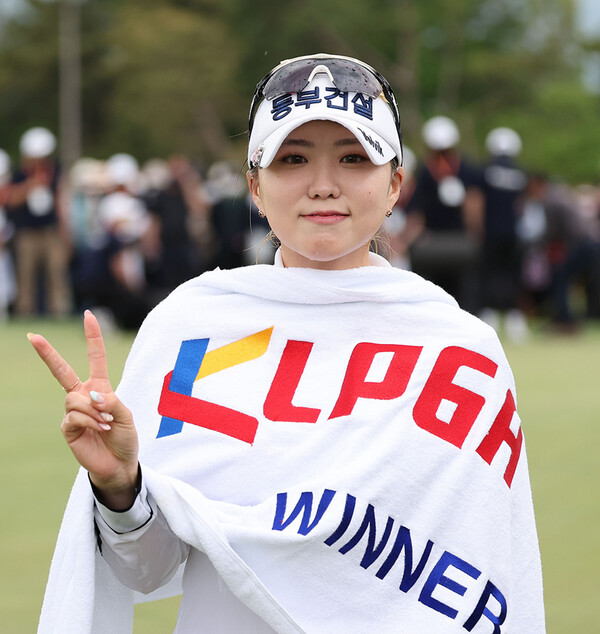 2022년 한국여자프로골프(KLPGA) 투어 교촌 허니 레이디스 오픈 우승을 차지한 조아연 프로. 사진제공=KLPGA