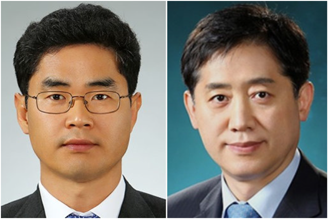 왼쪽부터 김창기 전 부산지방국세청장, 김주현 여신금융협회장.