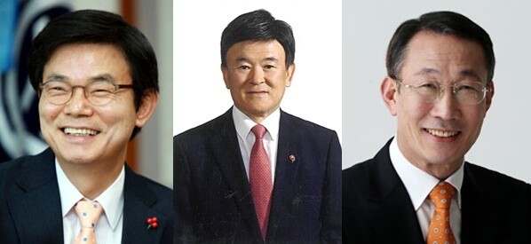 제주도교육감 선거 이석문(왼쪽부터) 김광수 고창근 예비후보.