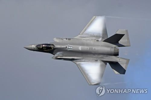 스텔스 기능을 갖춘 F-35 전투기 [UPI 연합뉴스 자료사진. 재판매 및 DB 금지]