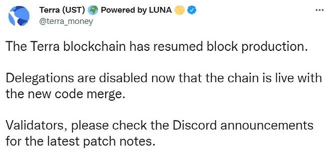 (출처=테라폼랩스 트위터)