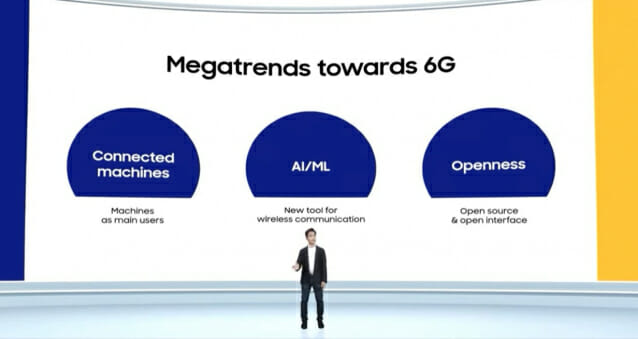 승현준 삼성리서치 연구소장 사장은 6G 3가지 주요 메가 트렌드를 소개했다. (사진=삼성 6G 포럼)