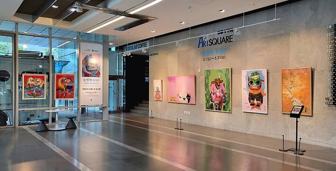 ▲ YTN 뉴스퀘어1층 아트스퀘어(ARTSQUARE) 전시장