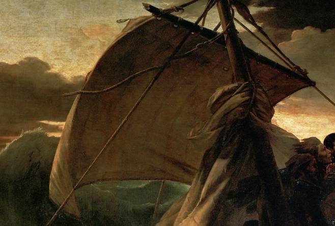 테오도르 제리코, 메두사호의 뗏목(일부), 491x716cm, 1819