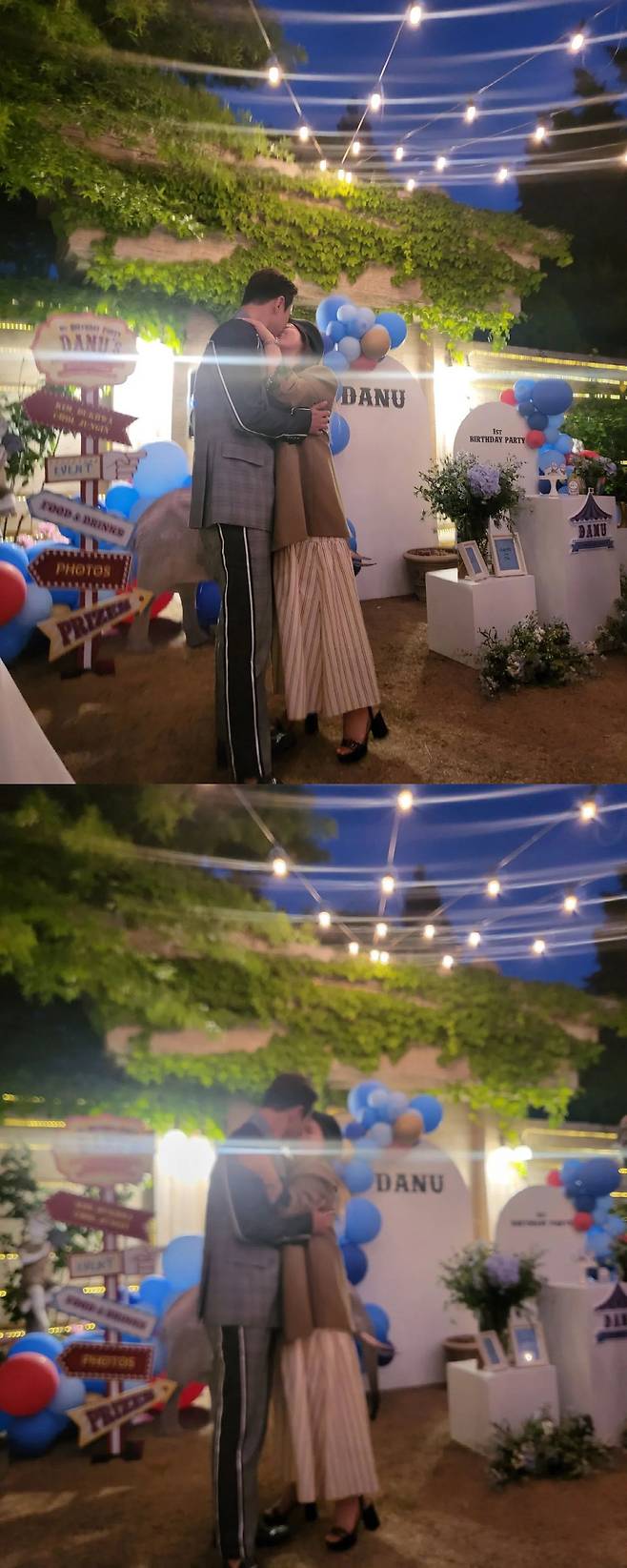 김원효(왼쪽), 심진화. 사진 출처=심진화 SNS