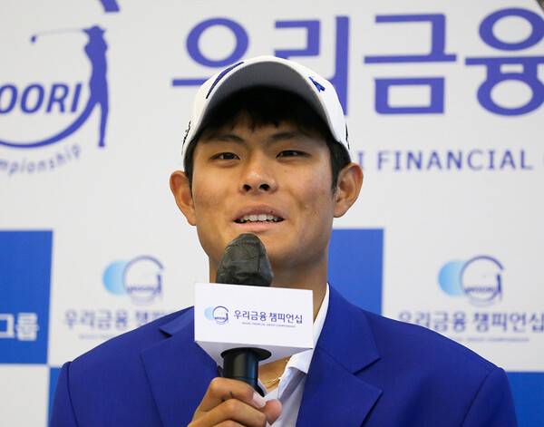 2022년 한국프로골프(KPGA) 코리안투어 신설 대회인 우리금융 챔피언십 우승을 차지한 장희민 프로. 사진제공=KPGA