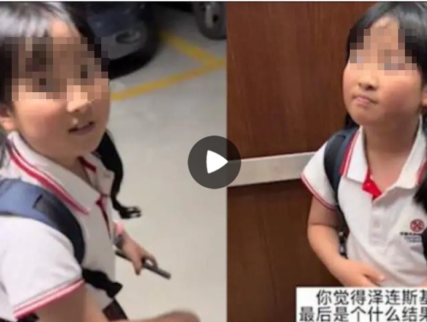 중국 외교부가 우크이라나 전쟁을 ‘삼국지연의’의 적벽대전 상황에 비유한 한 소녀의 영상에 힘을 싣는 분위기다./출처=웨이보