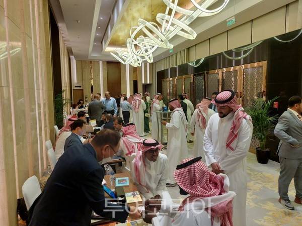 리야드 한국관광 홍보 로드쇼 현장 모습