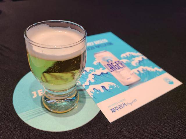 제주맥주가 새롭게 내놓는 라거 '프로젝트001'. 곽주현 기자