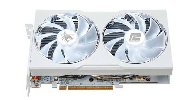 파워컬러 라데온 RX 6650 XT Spectral White D6 8G