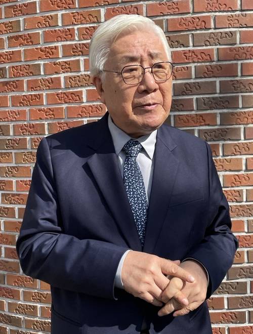 1세대 선교학자인 전호진 박사가 지난 9일 충남 천안 고려신학대학원에서 열린 ‘전호진 박사 문집 헌정예배와 기념세미나’를 마치고 인터뷰하고 있다.