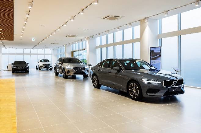 볼보자동차코리아가 창원 전시장·서비스센터를 확장 이전해 문을 열었다. /사진=볼보자동차코리아