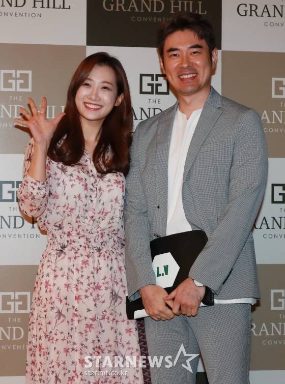 조충현, 김민정 부부 /사진=스타뉴스