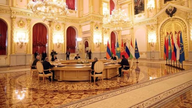 모스크바 CSTO 정상회의 모습  (모스크바=리아노보스티 연합뉴스)