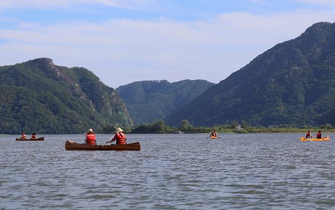 춘천 물레길 카누