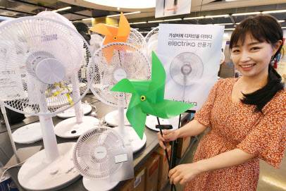 가전 PB ‘일렉트리카’ 선풍기 5종 론칭(사진=홈플러스)