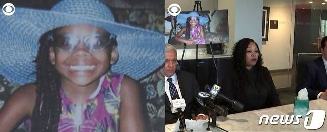 글로벌 숏 비디오 플랫폼 '틱톡'에서 '블랙아웃 챌린지'를 하다 숨진 닐라 앤더슨(왼쪽)과 그의 어머니 타웨인나 앤더슨.(CBS뉴스 방송화면 캡처). © 뉴스1