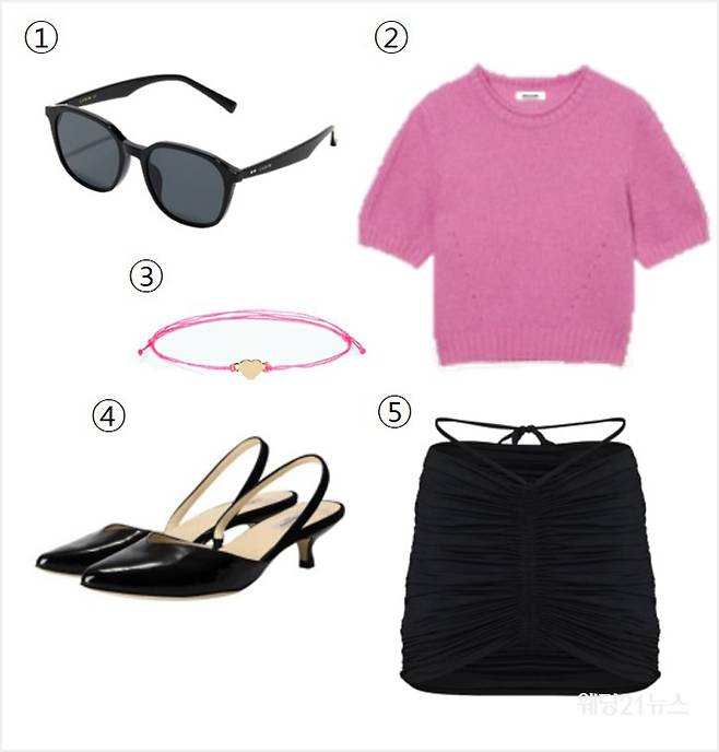 ▲ 1. 카린 2. 헤지스(HAZZYS) 3. 버니몽아모르 4. 레페토 5. 데이즈데이즈